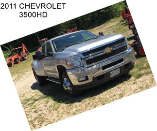 2011 CHEVROLET 3500HD