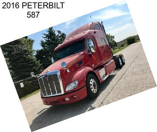 2016 PETERBILT 587