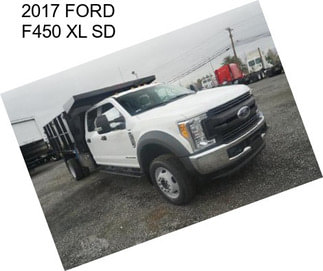 2017 FORD F450 XL SD