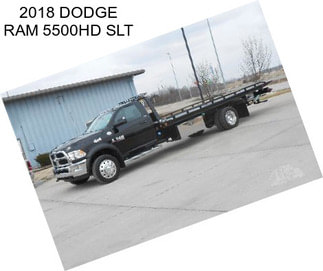 2018 DODGE RAM 5500HD SLT