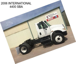 2006 INTERNATIONAL 4400 SBA