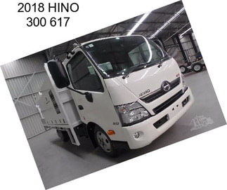 2018 HINO 300 617