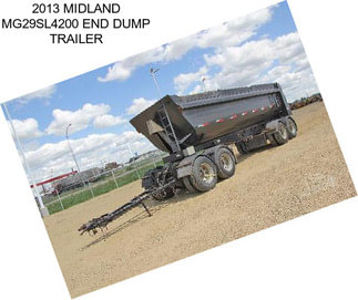 2013 MIDLAND MG29SL4200 END DUMP TRAILER