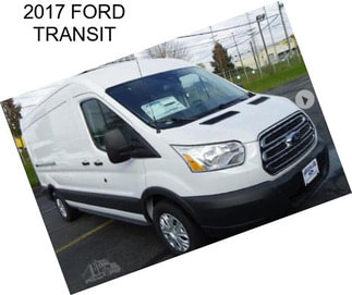 2017 FORD TRANSIT