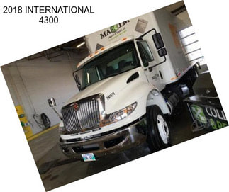 2018 INTERNATIONAL 4300