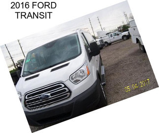 2016 FORD TRANSIT