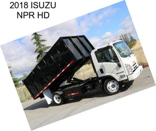 2018 ISUZU NPR HD