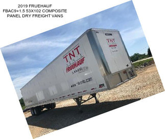 2019 FRUEHAUF FBAC9+1.5 53X102 COMPOSITE PANEL DRY FREIGHT VANS