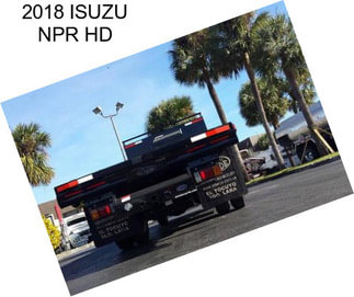 2018 ISUZU NPR HD