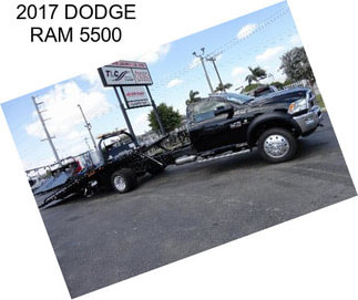 2017 DODGE RAM 5500