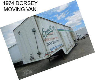 1974 DORSEY MOVING VAN