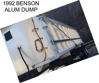 1992 BENSON ALUM DUMP