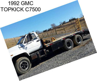 1992 GMC TOPKICK C7500