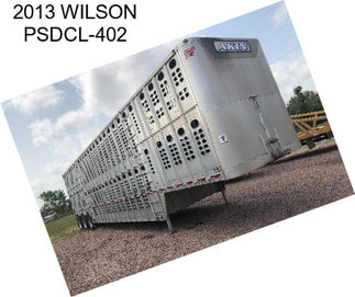 2013 WILSON PSDCL-402