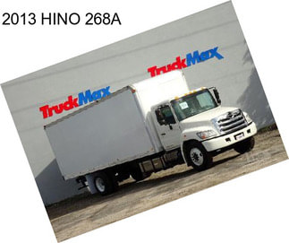 2013 HINO 268A