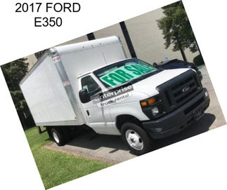 2017 FORD E350