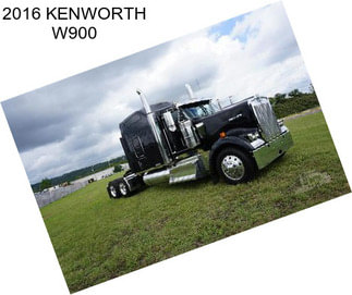 2016 KENWORTH W900