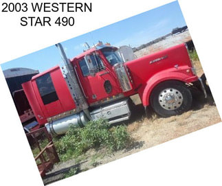 2003 WESTERN STAR 490