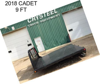 2018 CADET 9 FT