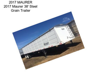 2017 MAURER 2017 Maurer 38\' Steel Grain Trailer