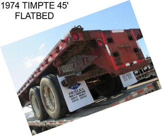 1974 TIMPTE 45\' FLATBED