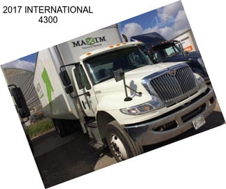 2017 INTERNATIONAL 4300