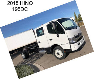 2018 HINO 195DC