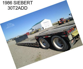 1986 SIEBERT 30T2ADD