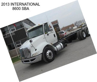 2013 INTERNATIONAL 8600 SBA