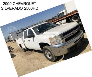 2009 CHEVROLET SILVERADO 2500HD