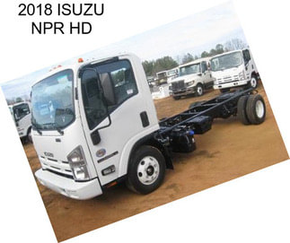 2018 ISUZU NPR HD