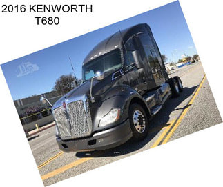 2016 KENWORTH T680