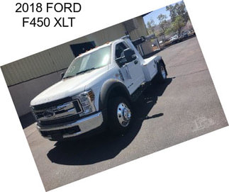 2018 FORD F450 XLT