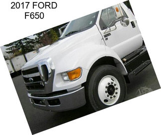 2017 FORD F650