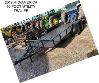 2012 MID-AMERICA 16-FOOT UTILITY TRAILER