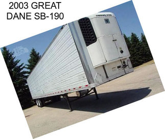 2003 GREAT DANE SB-190