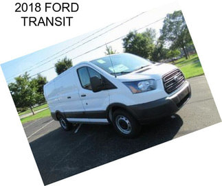 2018 FORD TRANSIT