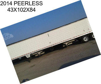 2014 PEERLESS 43X102X84