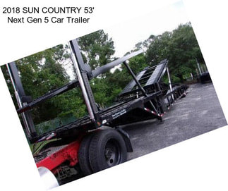 2018 SUN COUNTRY 53\' Next Gen 5 Car Trailer