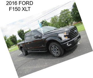 2016 FORD F150 XLT