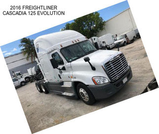 2016 FREIGHTLINER CASCADIA 125 EVOLUTION