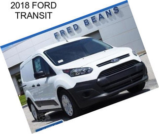 2018 FORD TRANSIT