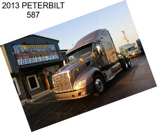 2013 PETERBILT 587