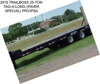 2019 TRAILBOSS 25-TON TAG-A-LONG (PAVER SPECIAL) PR31PSA