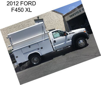 2012 FORD F450 XL
