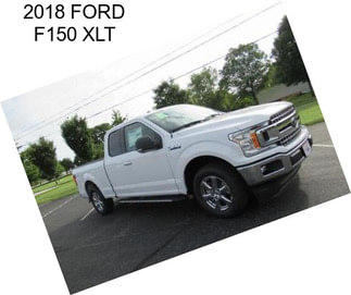 2018 FORD F150 XLT