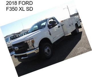 2018 FORD F350 XL SD