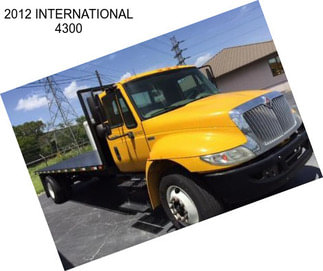 2012 INTERNATIONAL 4300