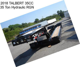 2018 TALBERT 35CC 35 Ton Hydraulic RGN