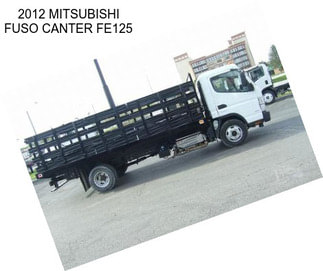 2012 MITSUBISHI FUSO CANTER FE125